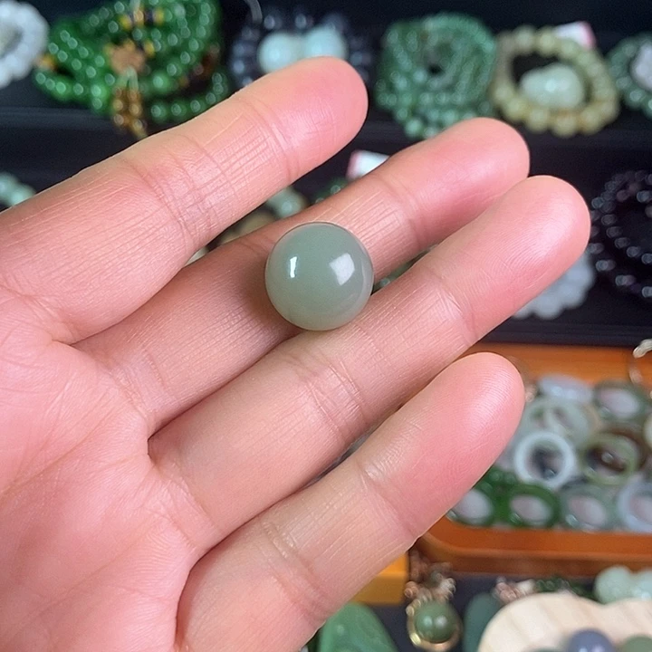 和田玉单珠未镶嵌黎****夜