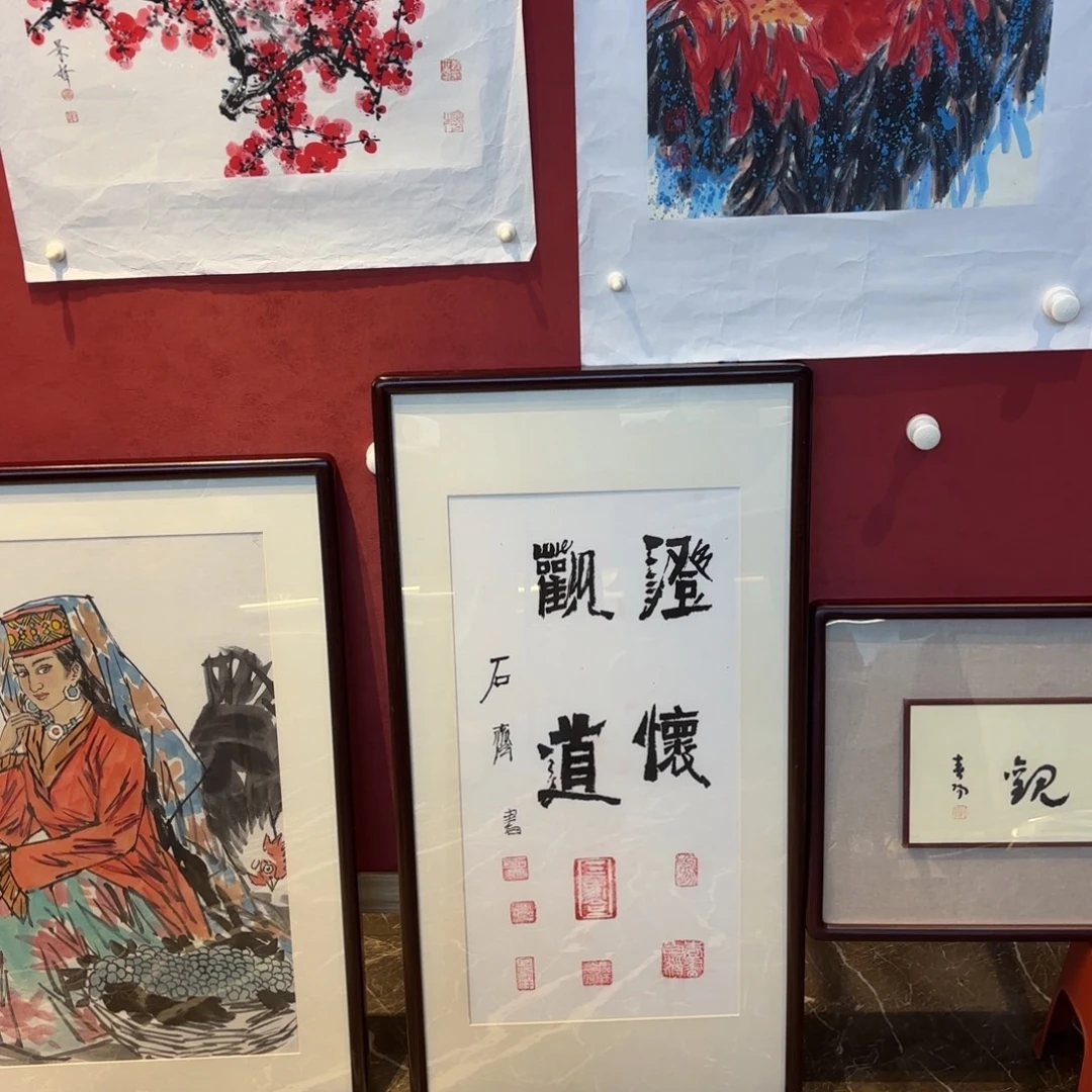 天***方有机玻璃精品书画作品欣赏作品