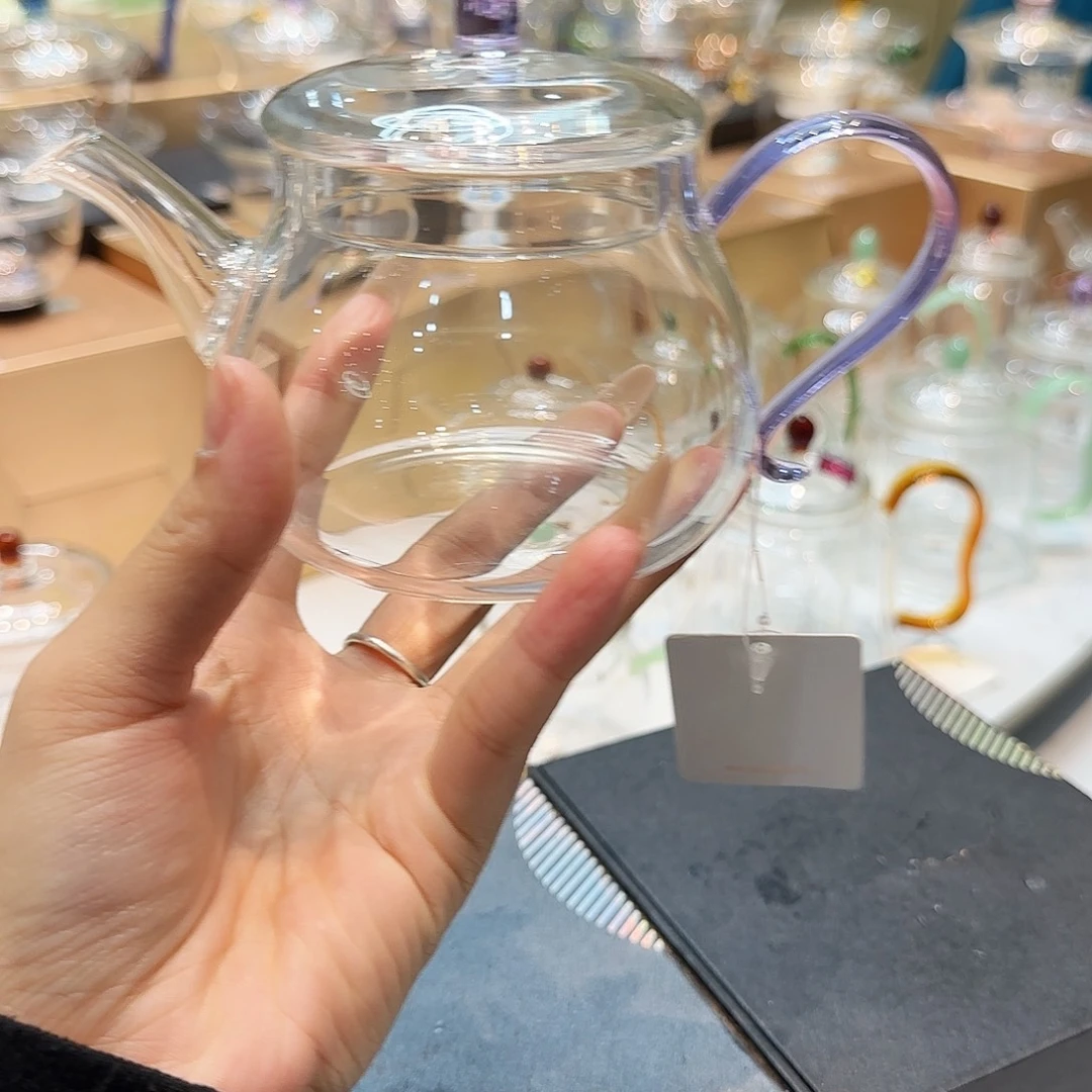 禾器浅紫色青云壶