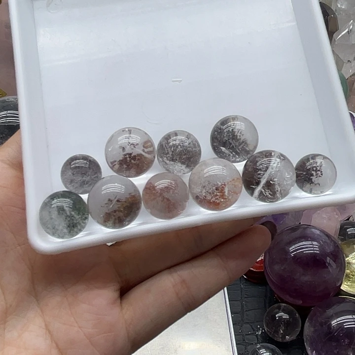 未镶嵌珠宝半成品水晶42幽灵球