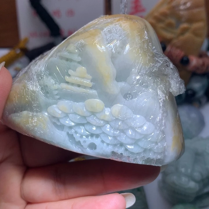 颈饰未镶嵌翡翠保真天然A货翡翠