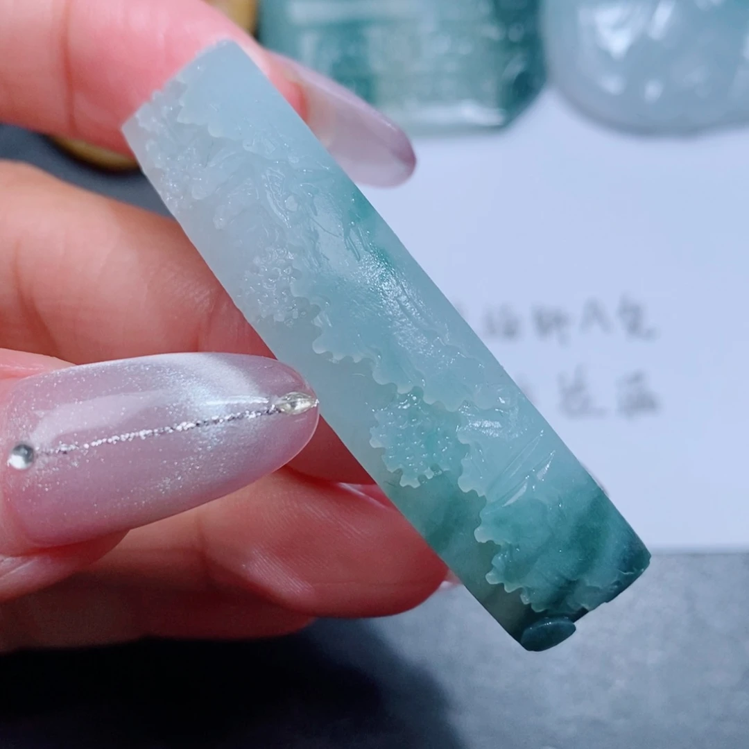 森***淼定制翡翠翡翠吊坠未镶嵌