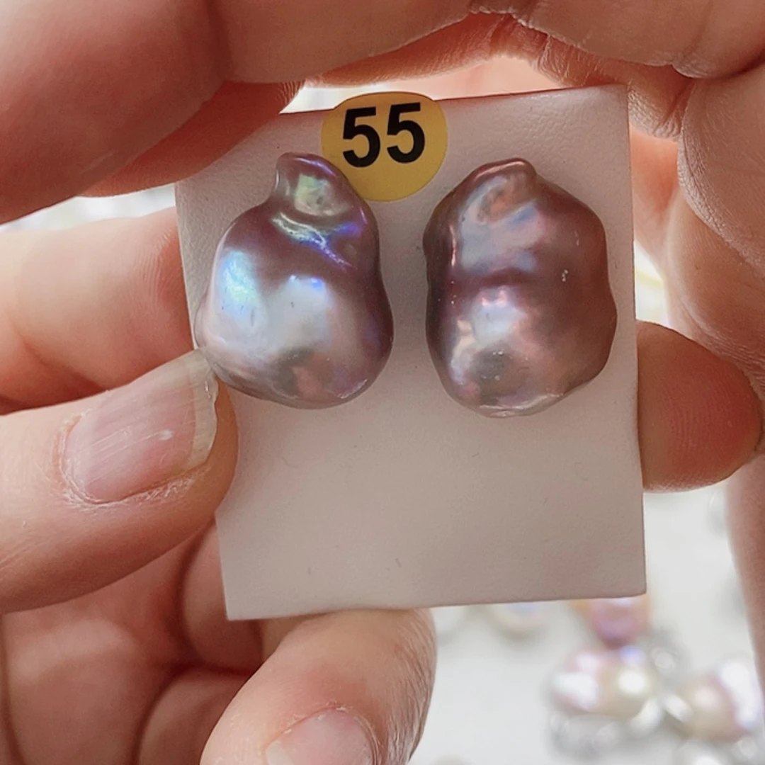 【闪购商品】淡水珍珠耳饰银S925镶嵌