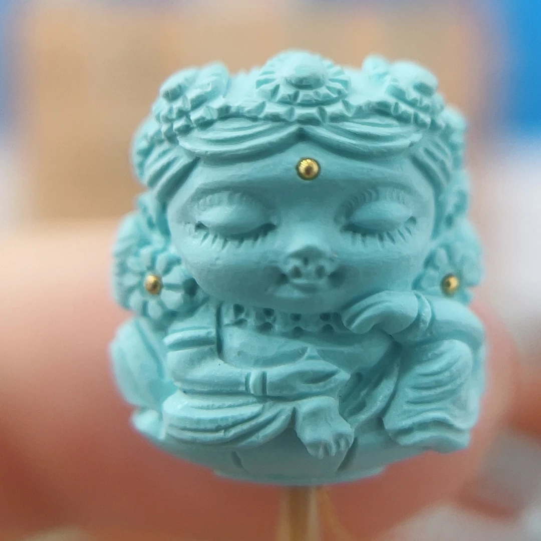 未镶嵌绿松石珠宝奇石