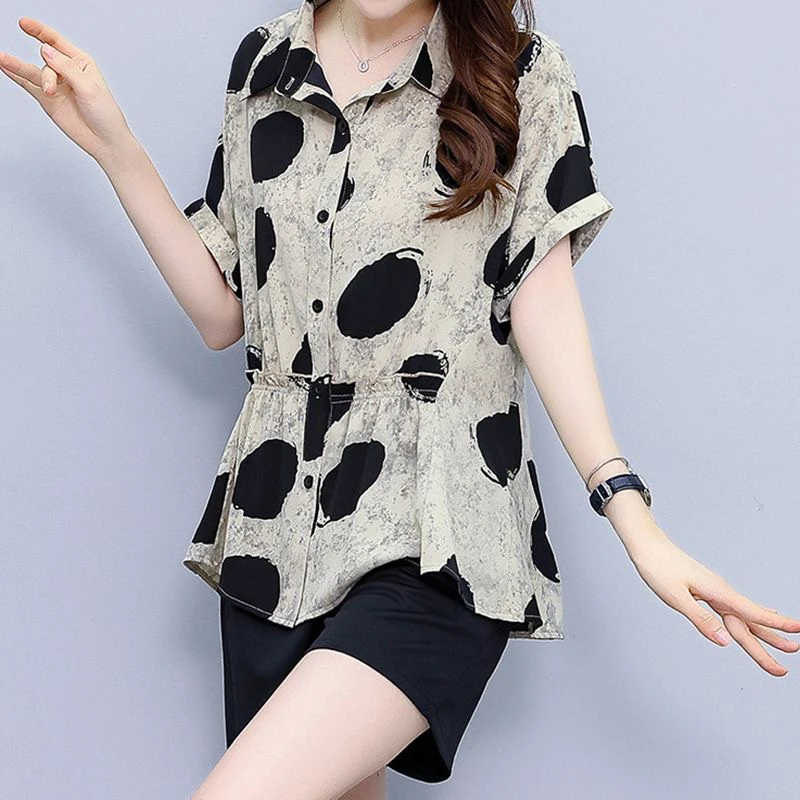 女装短袖夏季10095碎花显瘦气质洋气时尚百搭