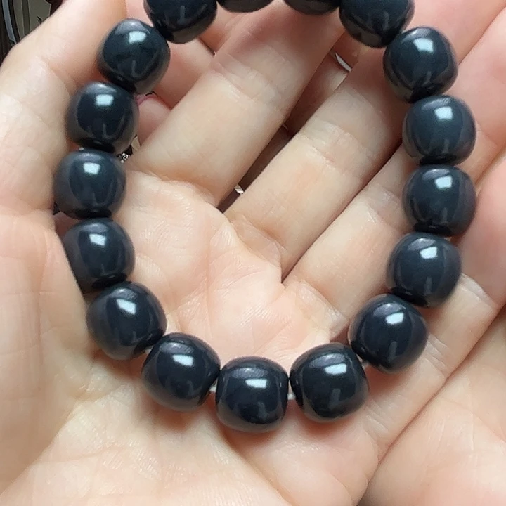 和田玉（墨玉）未镶嵌颈饰卡13老型福利款