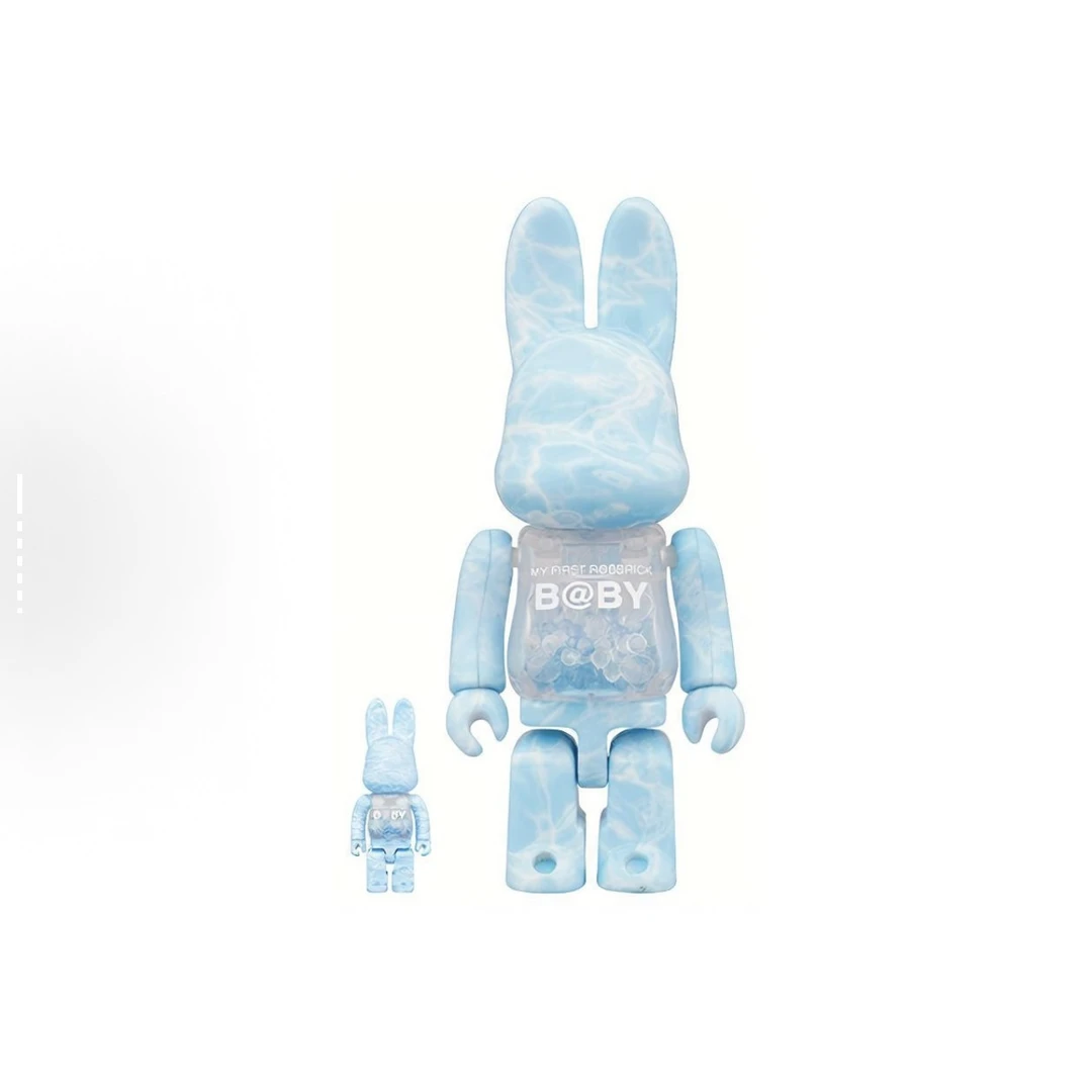 Bearbrick 积木熊 水波纹兔千秋 400%+100%