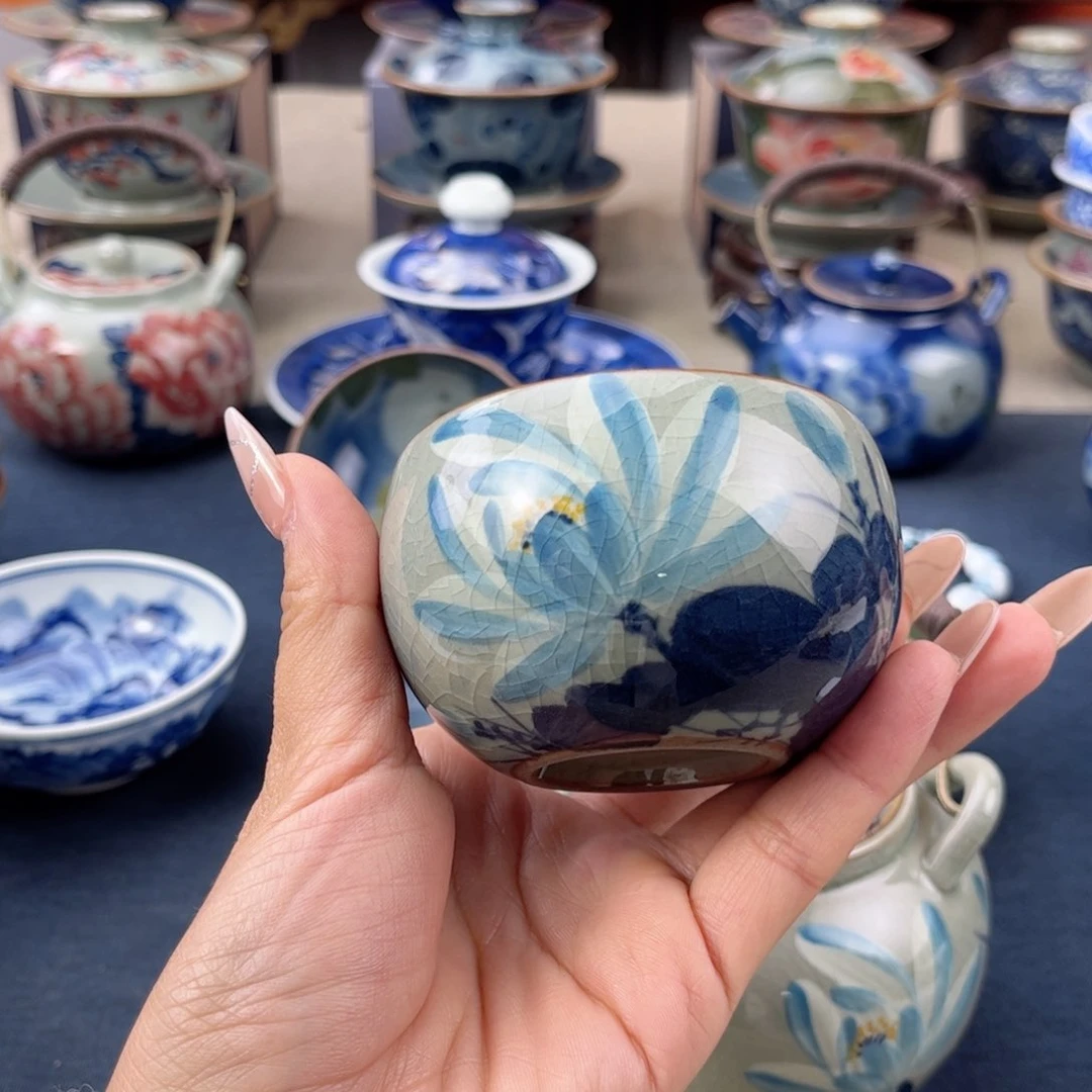 杯景德镇手绘手工茶具