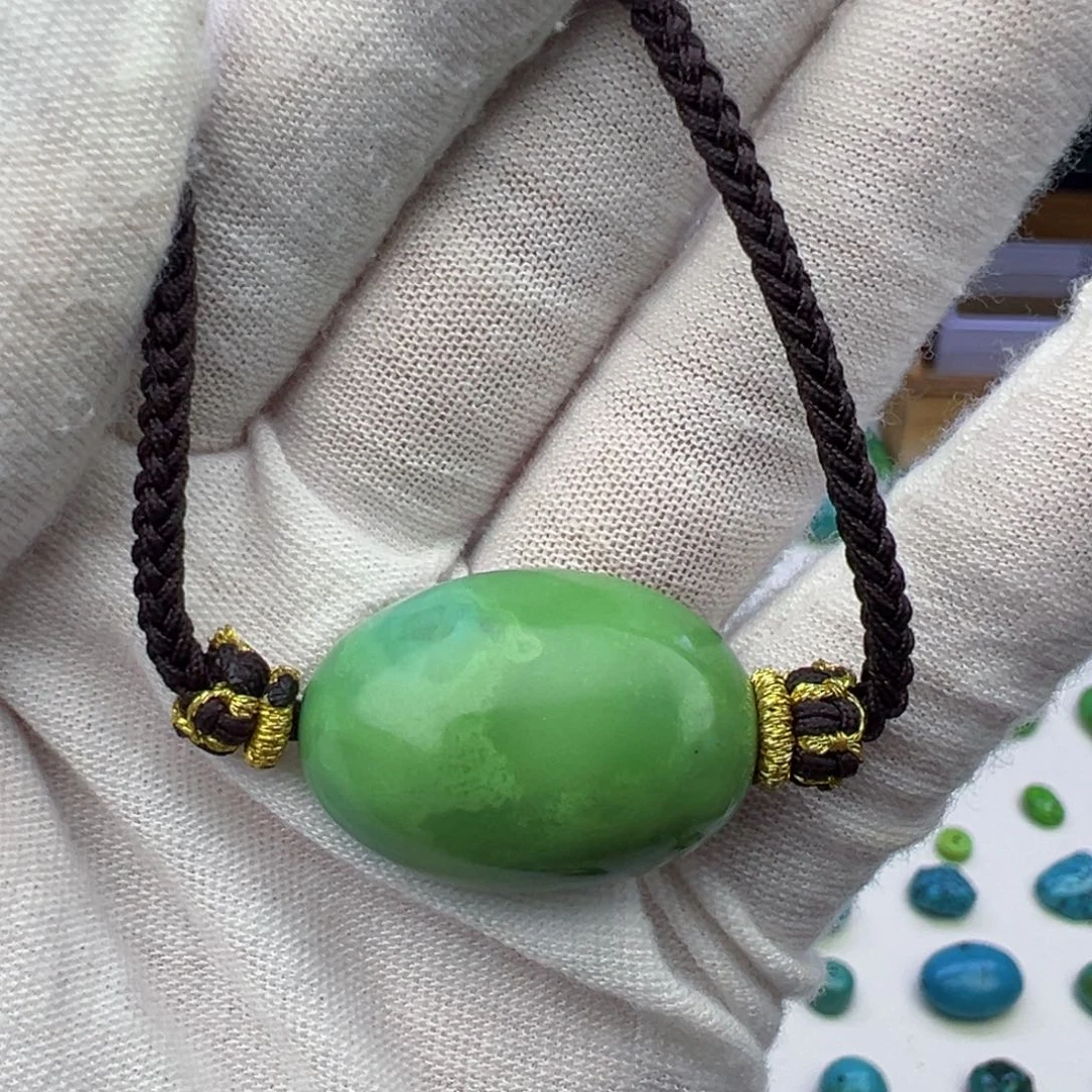 菜籽绿扁珠19.1m m w