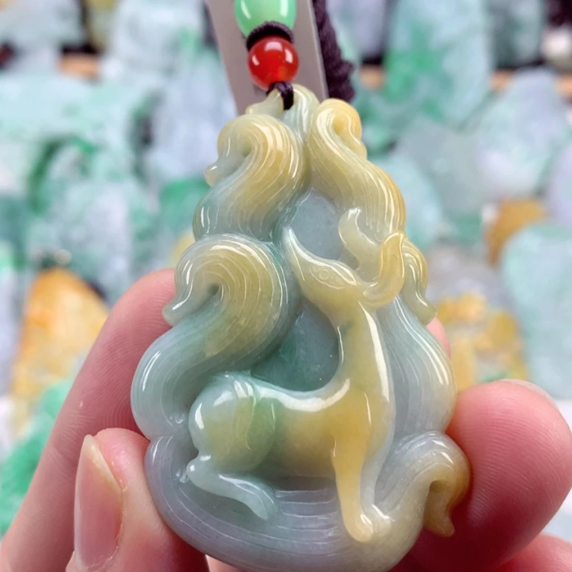 【闪购商品】翡翠吊坠(不含链)未镶嵌