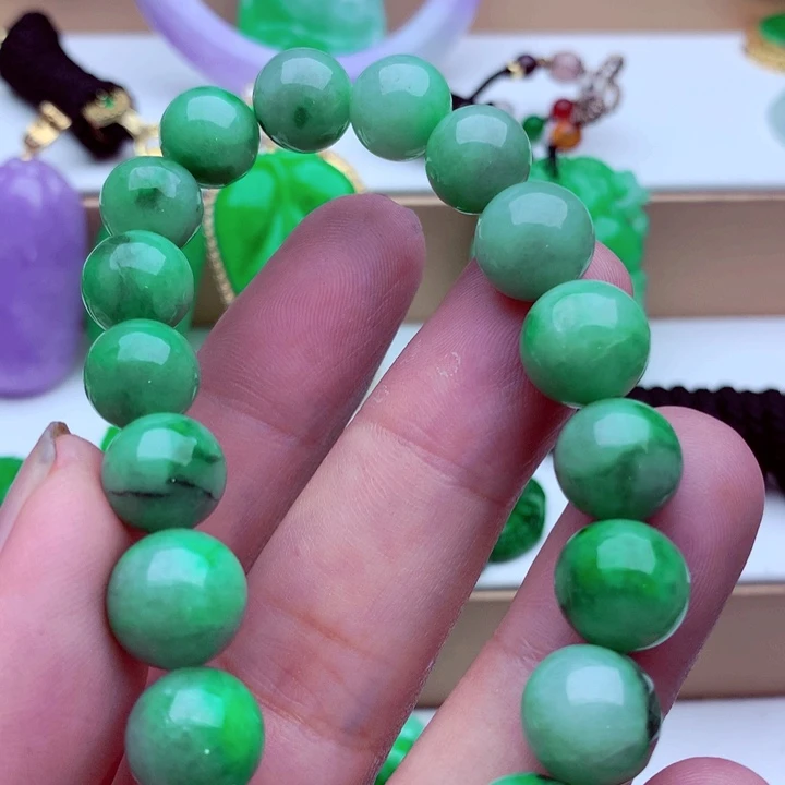 翡翠未镶嵌手链手串