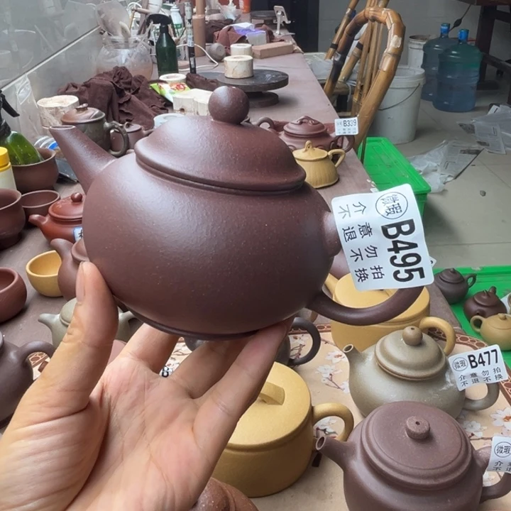 紫砂茶壶紫泥瑕疵320