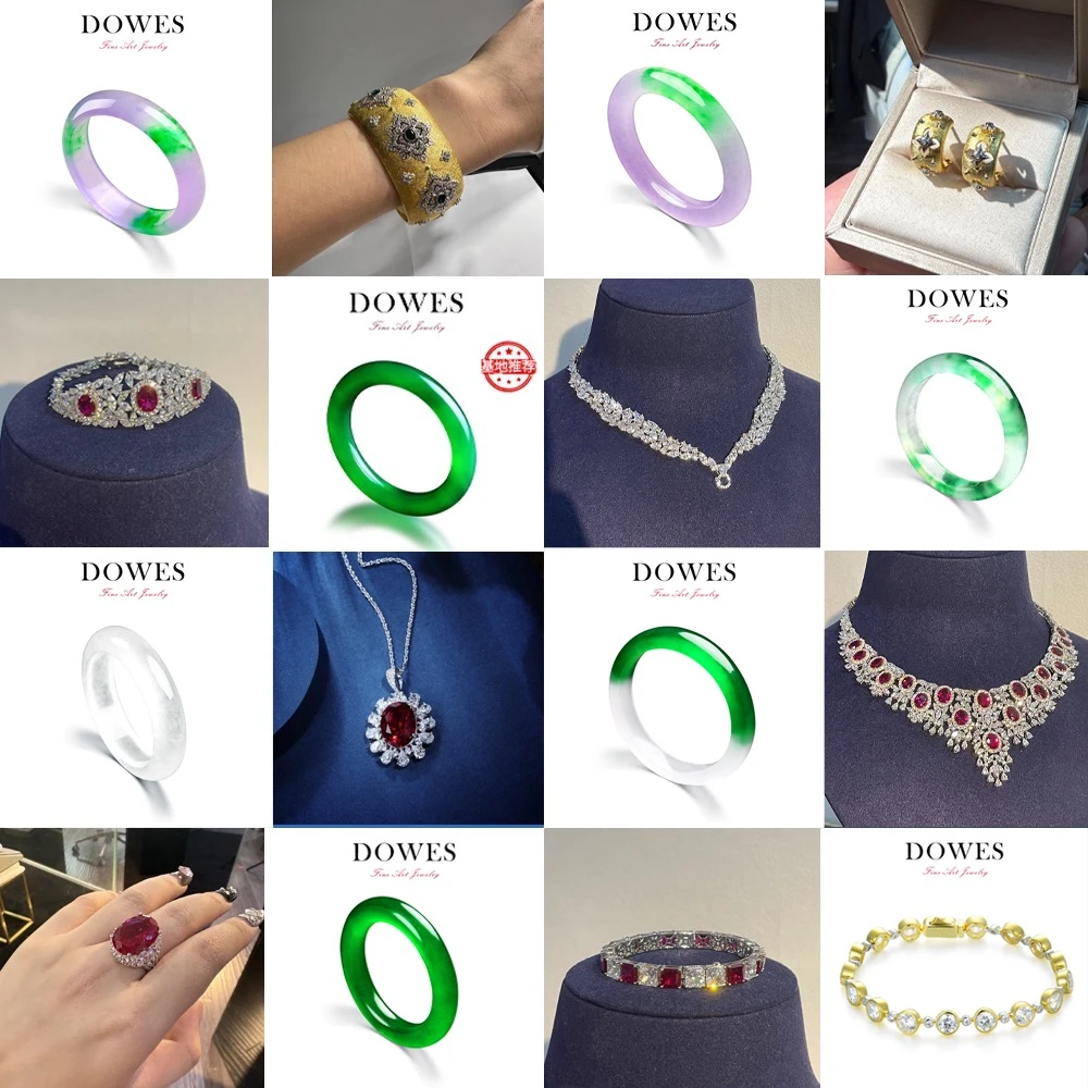 DOWES 非金属合成锆石手镯  手饰镯子款特惠合集