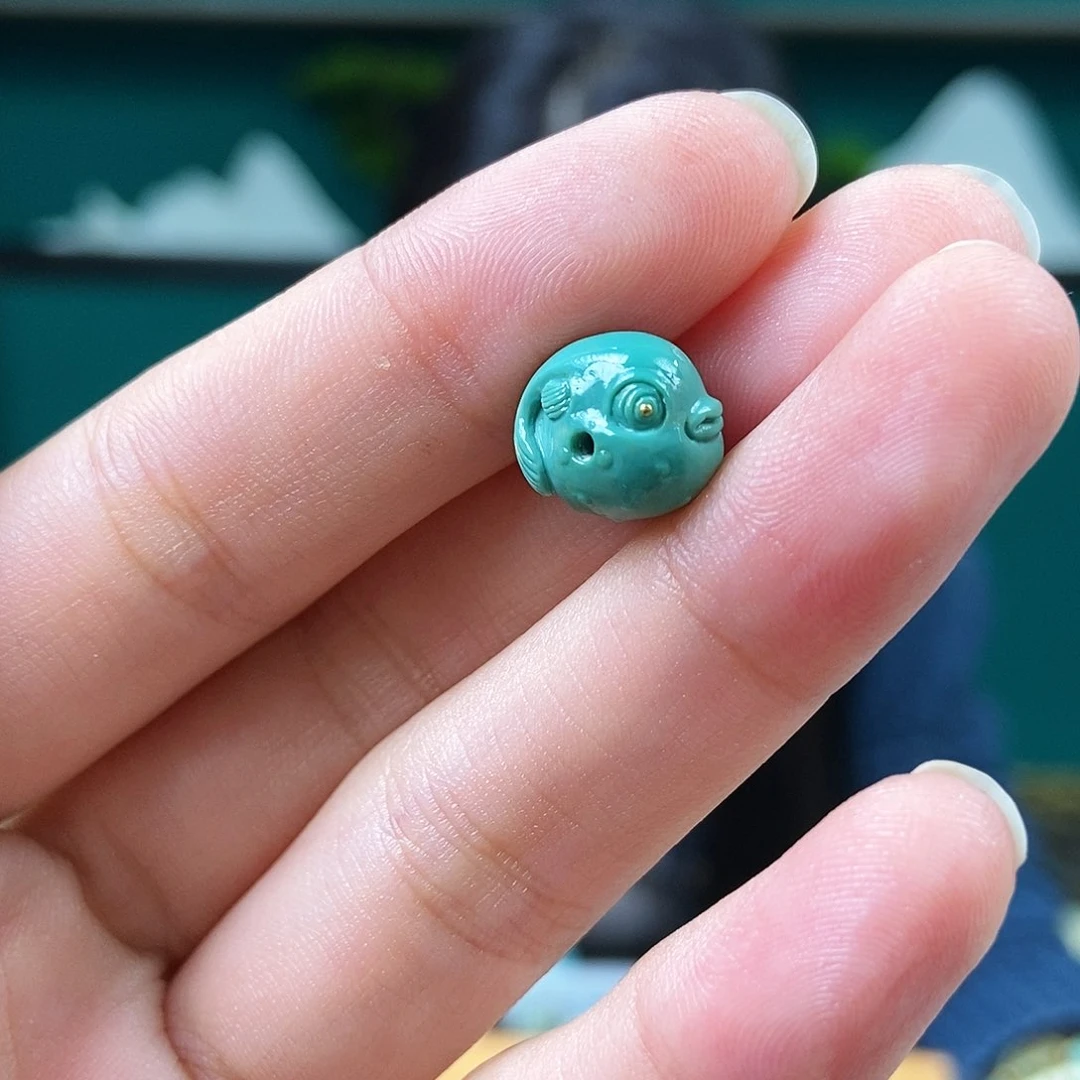 未镶嵌绿松石珠宝奇石