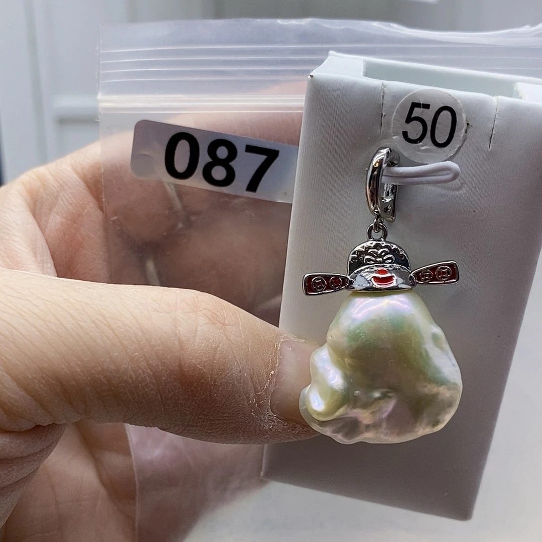 颈饰合金淡水珍珠