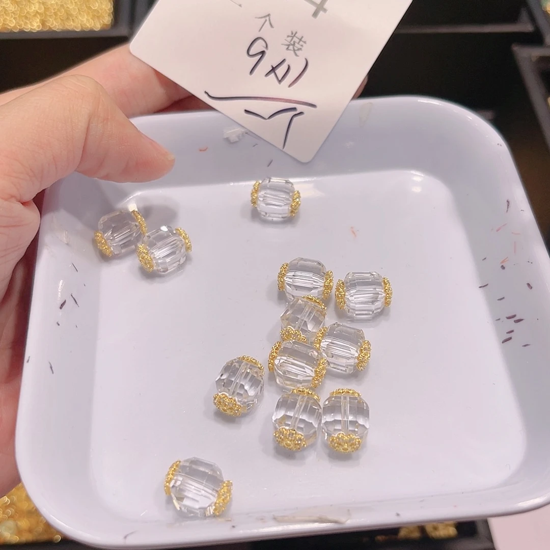 水晶珠宝半成品银S925镶嵌44