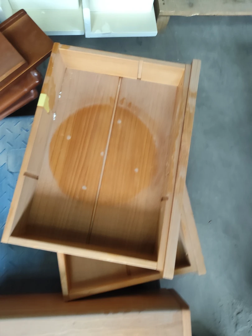 柜子 抽屉一对 樱桃木 48*35 瑕疵无售后 源114