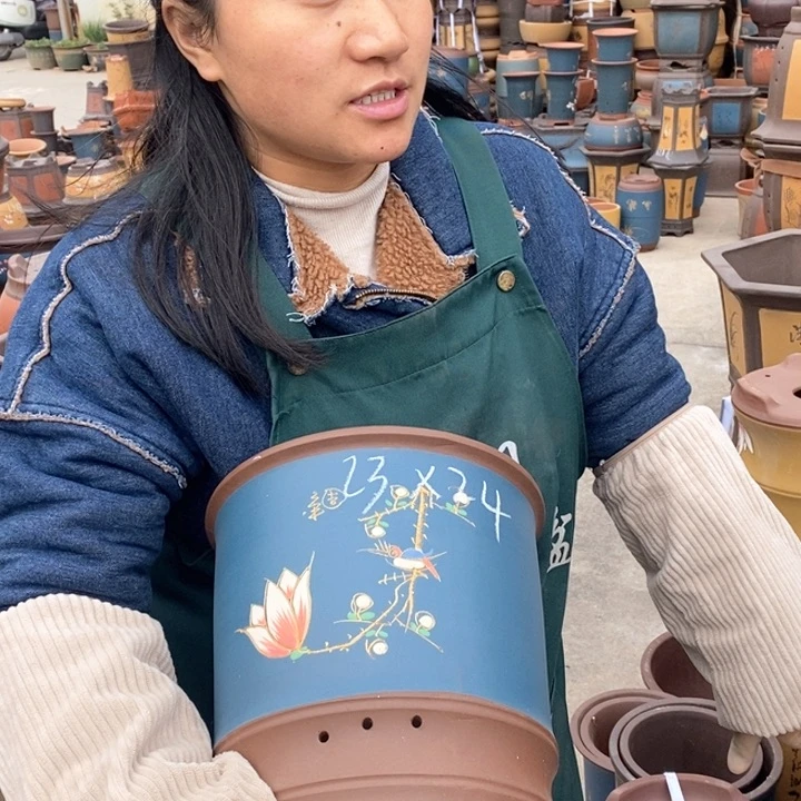 紫砂花盆紫砂花盆