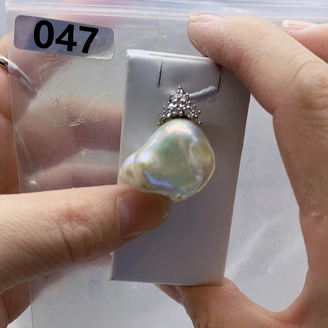 颈饰合金淡水珍珠