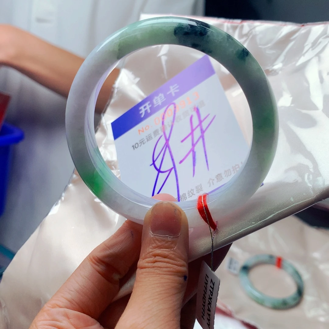 翡翠未镶嵌手镯gx