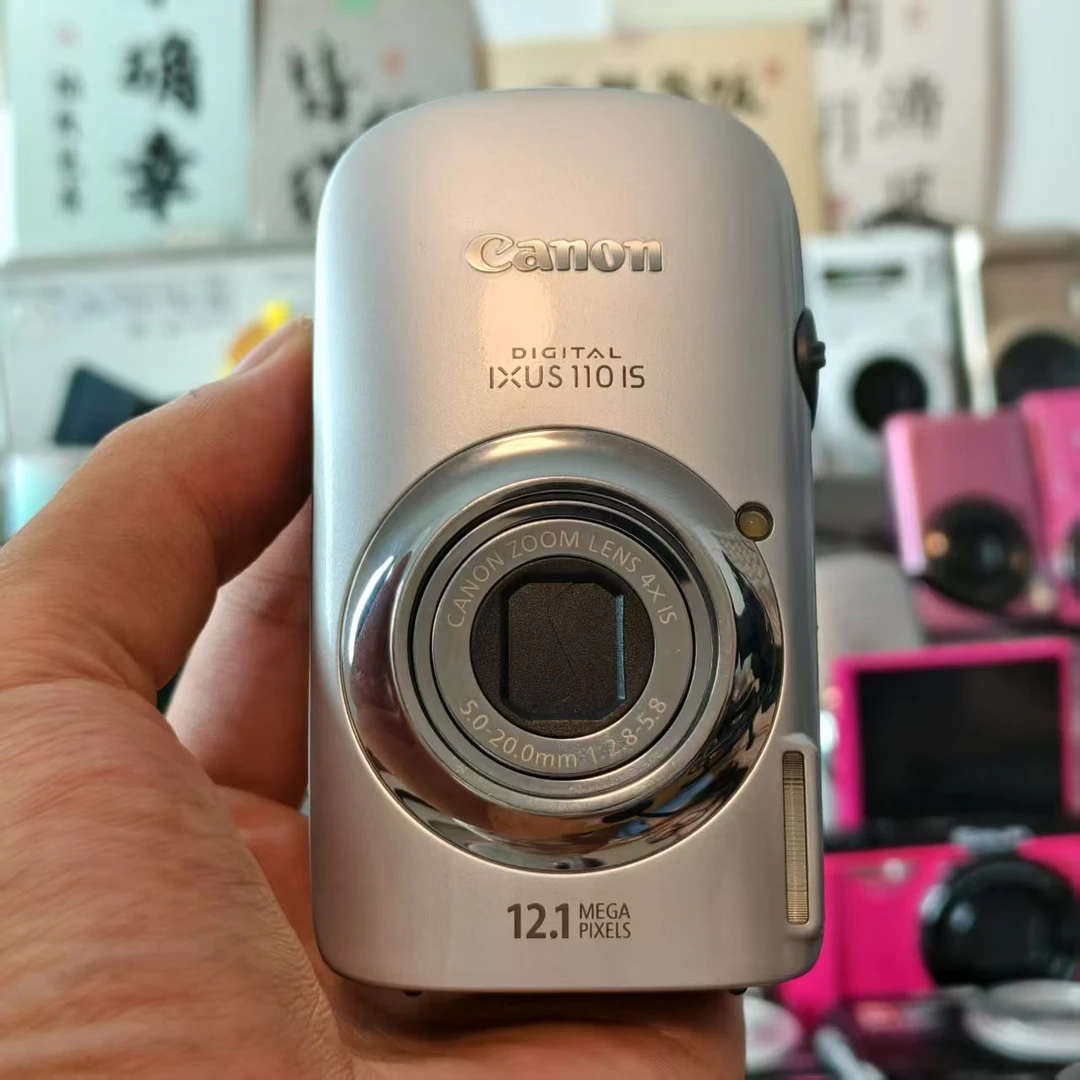 95新 Canon/佳能 佳能IXUS110 1210w像素 4倍光学变焦 银色ccd