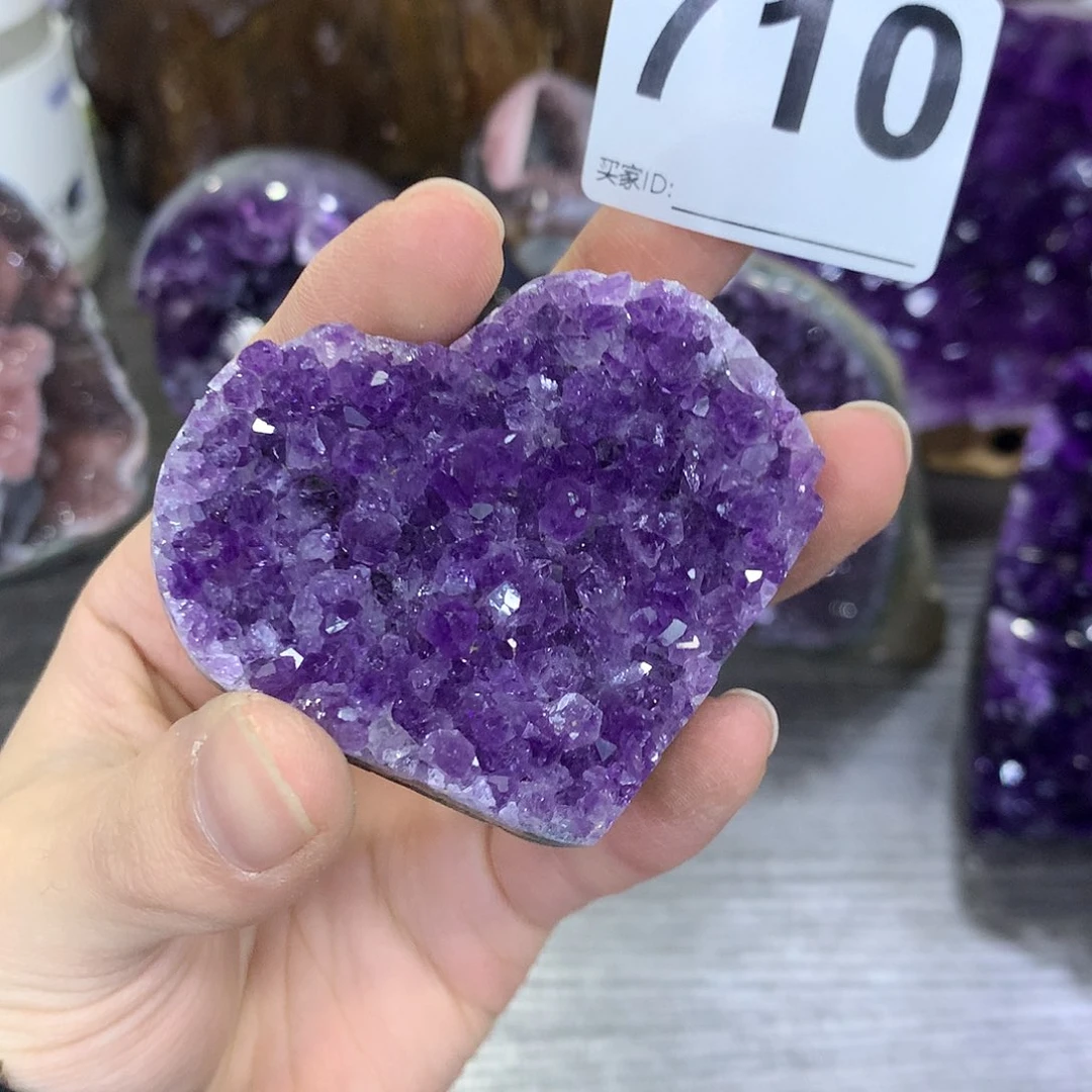 紫晶珠宝半成品未镶嵌710