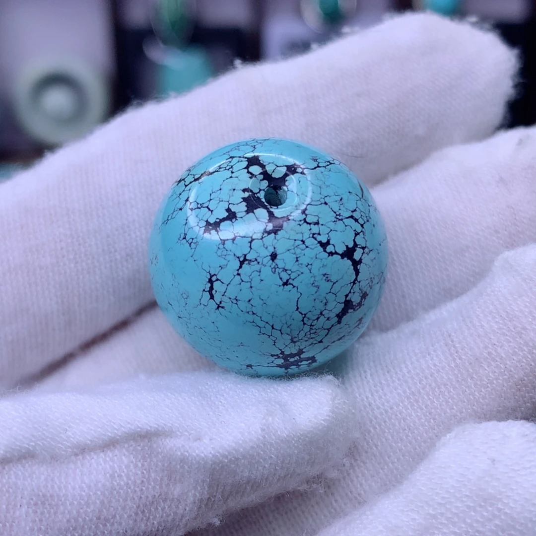 绿松石未镶嵌圆珠