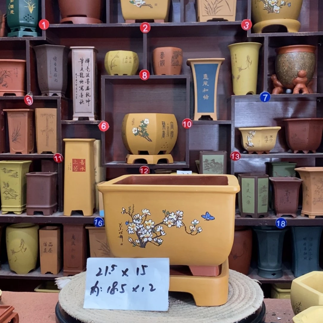 紫砂艺术紫砂花盆