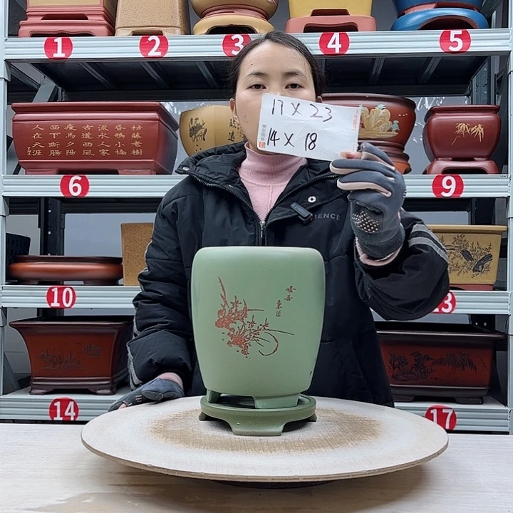 紫砂花盆紫砂花盆