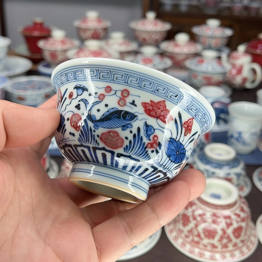 景德镇陶瓷青花釉里红
