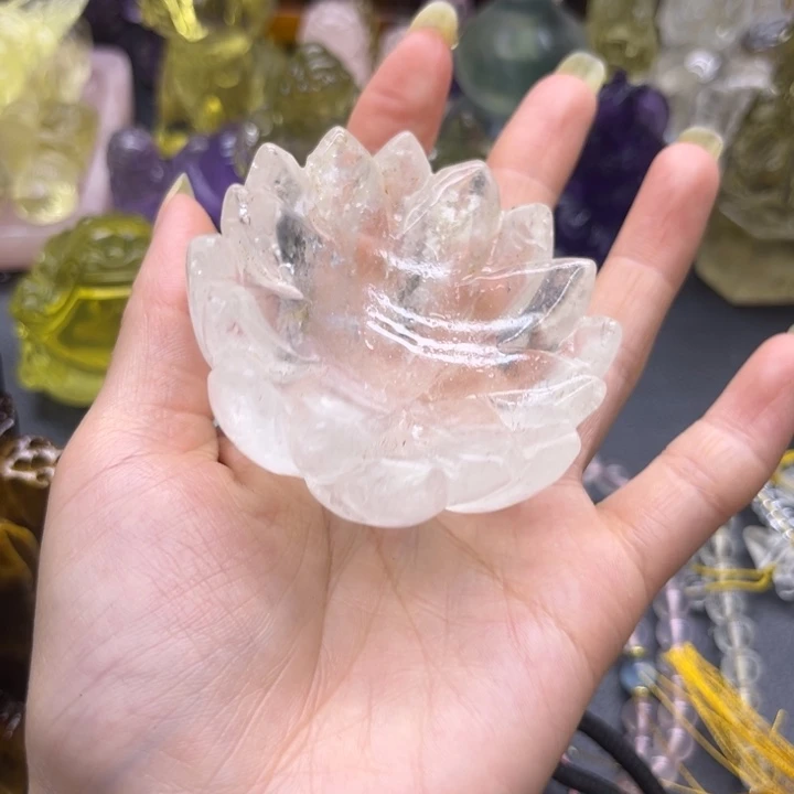 水晶未镶嵌珠宝半成品摆件