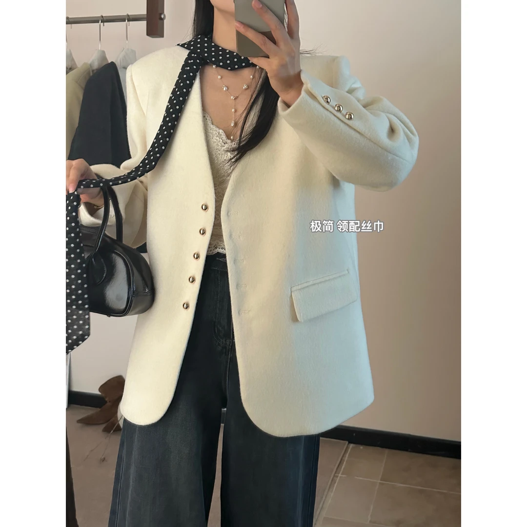 Miss Rao欣尧AOT-5个推荐款保暖棉服外套(配飘带)（含20羊毛）603