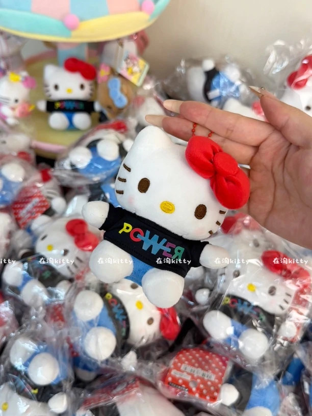 权志龙同款power短袖hellokitty包包挂件毛绒挂件挂饰