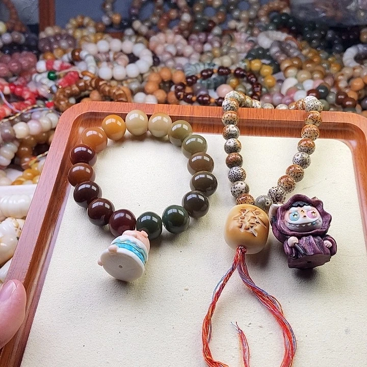 红***茶菩提根/象牙果吊坠13