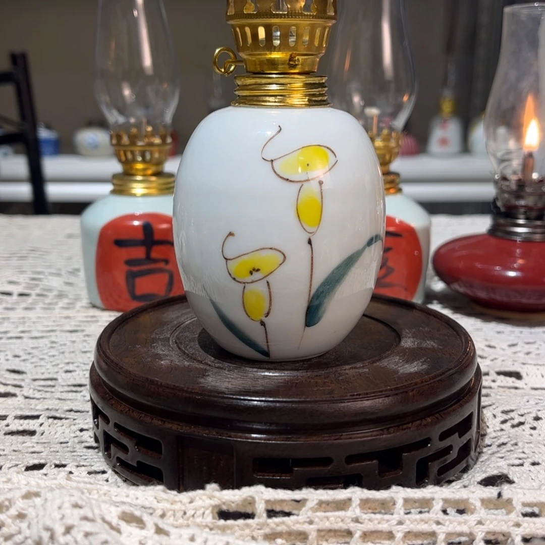 摆件景德镇陶瓷香薰灯