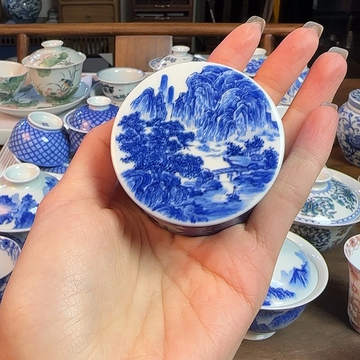 名窑口 山水盖置福利福利