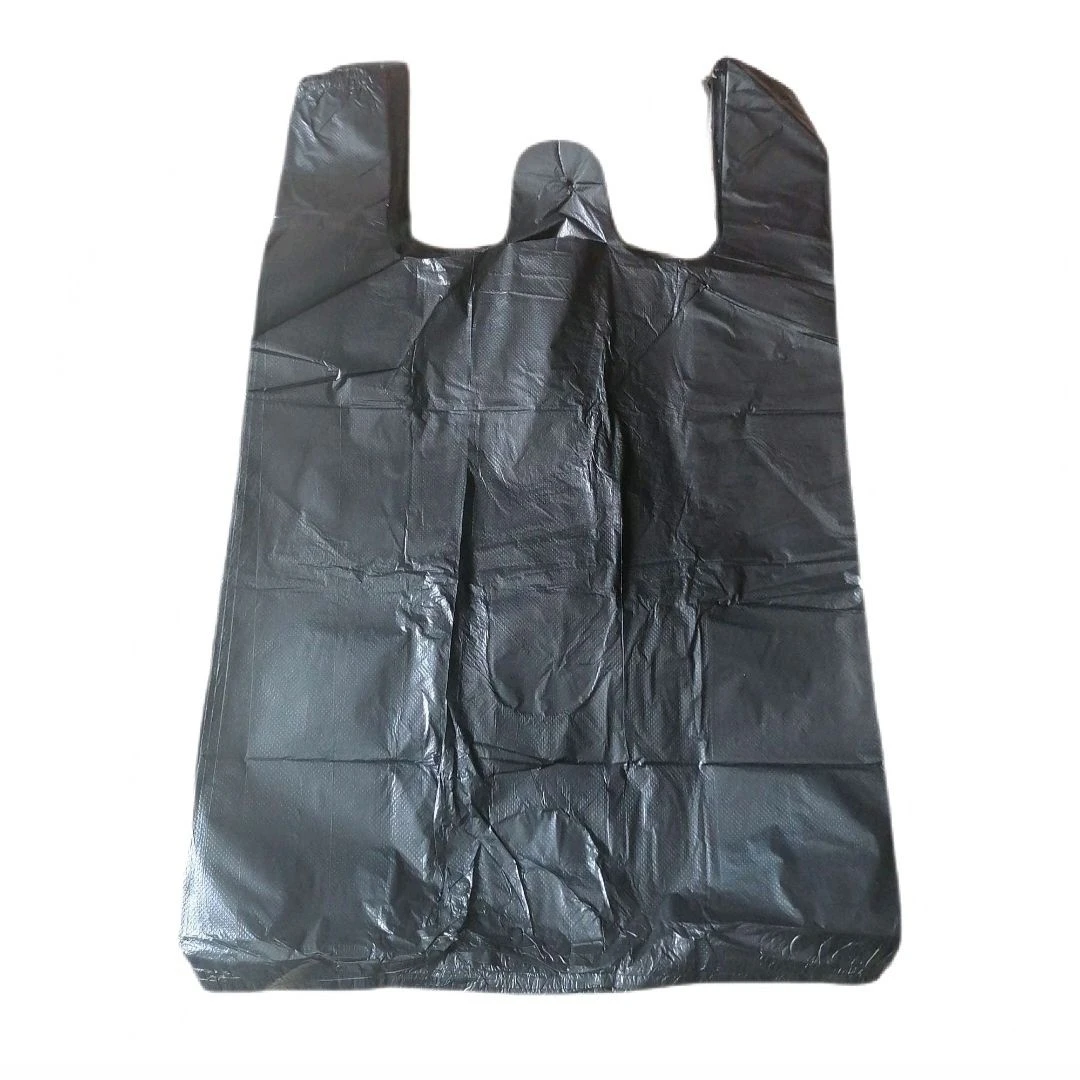 手提黑垃圾袋/把