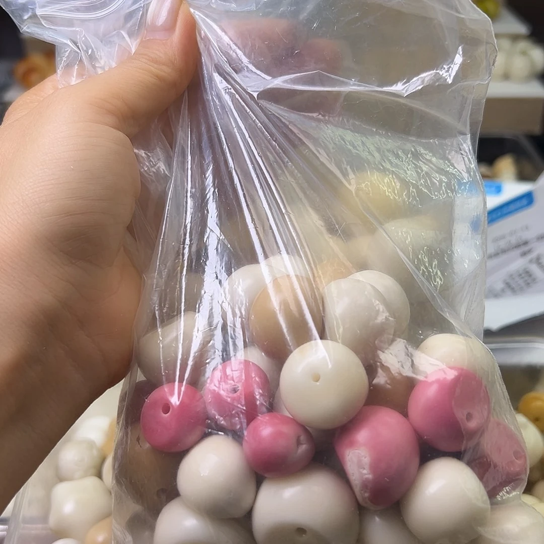 ****菩提根/象牙果手串大瑕蒜瓣80颗有大裂