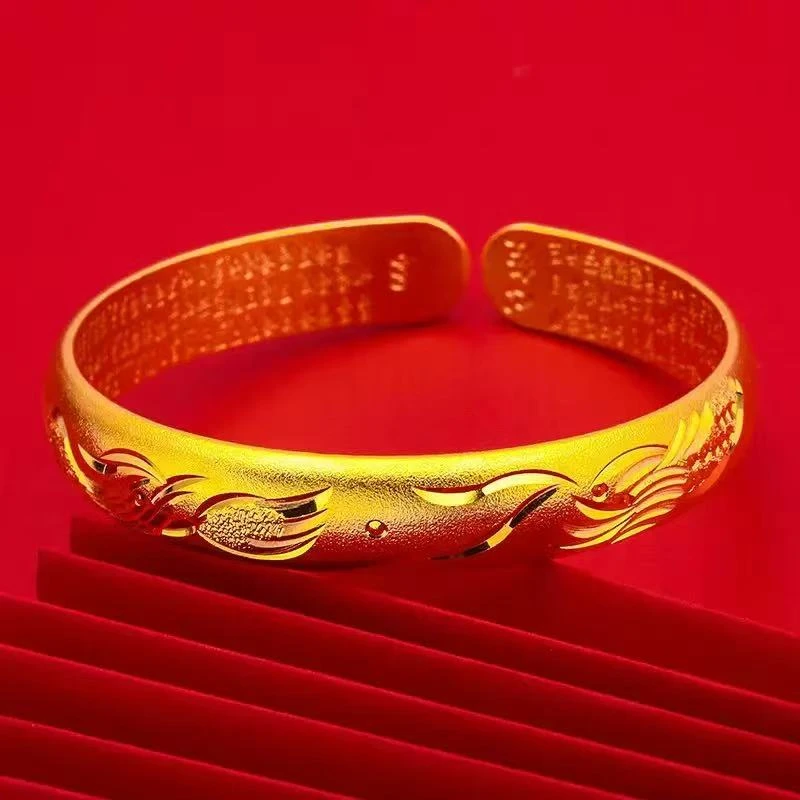 2ZSZ1124铂亚思 精工雕刻凤凰手镯