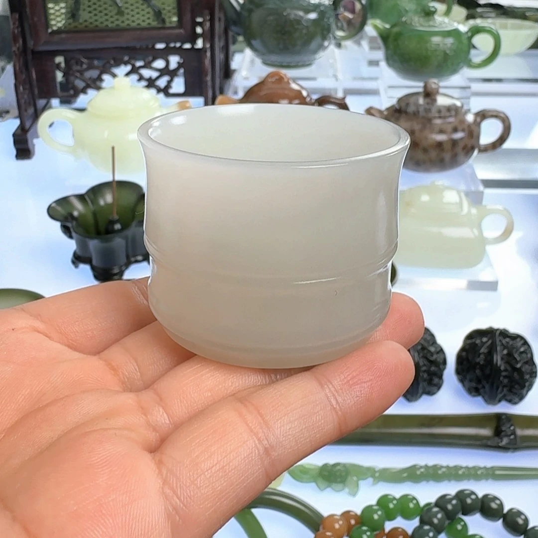 和田玉（白玉）未镶嵌挂件扁***理