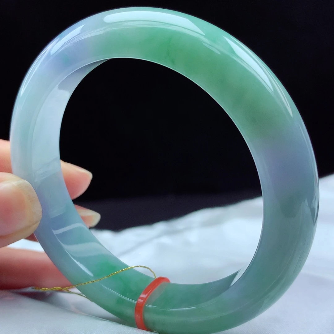 未镶嵌手镯翡翠55圈656