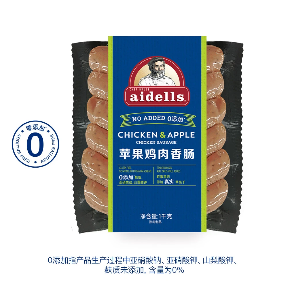 aidells 苹果鸡肉香肠 1千克空气炸锅烤肠
