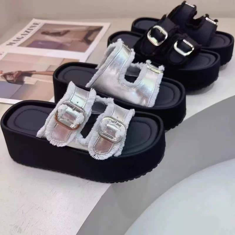 夏休闲款法式拖鞋女新款配裙子仙女风拖鞋666-32