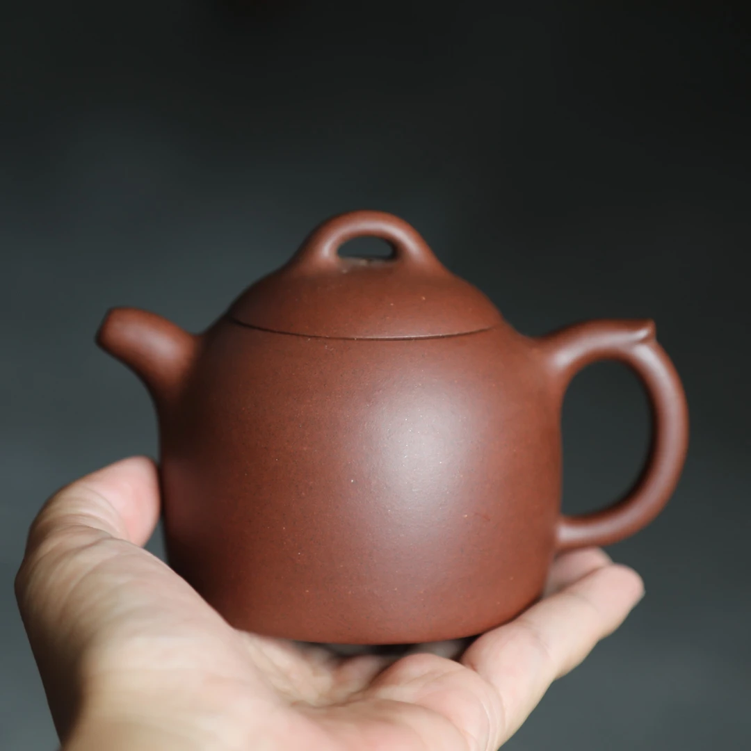 璞素文庭精选紫砂秦权壶半手工玩家级老底槽清200cc超实用美器