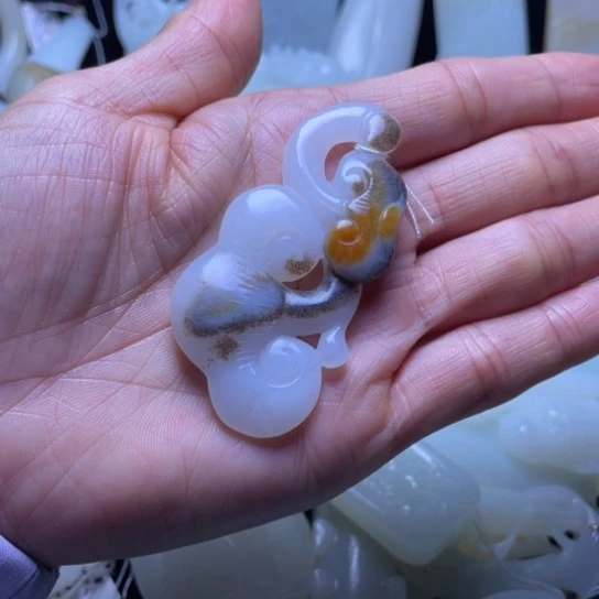 吊坠(不含链)未镶嵌和田玉5****4