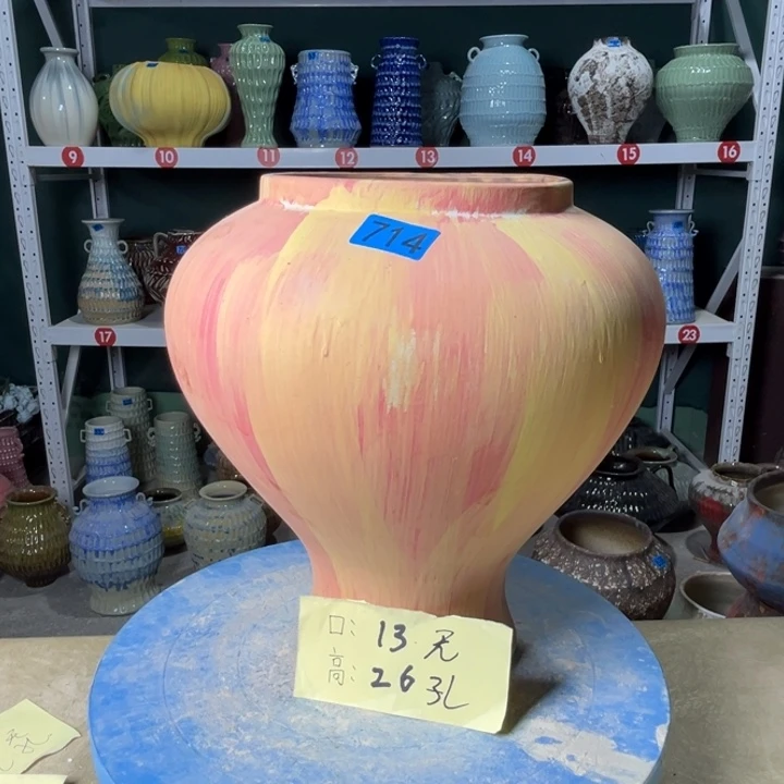 景德镇陶瓷花盆花器714