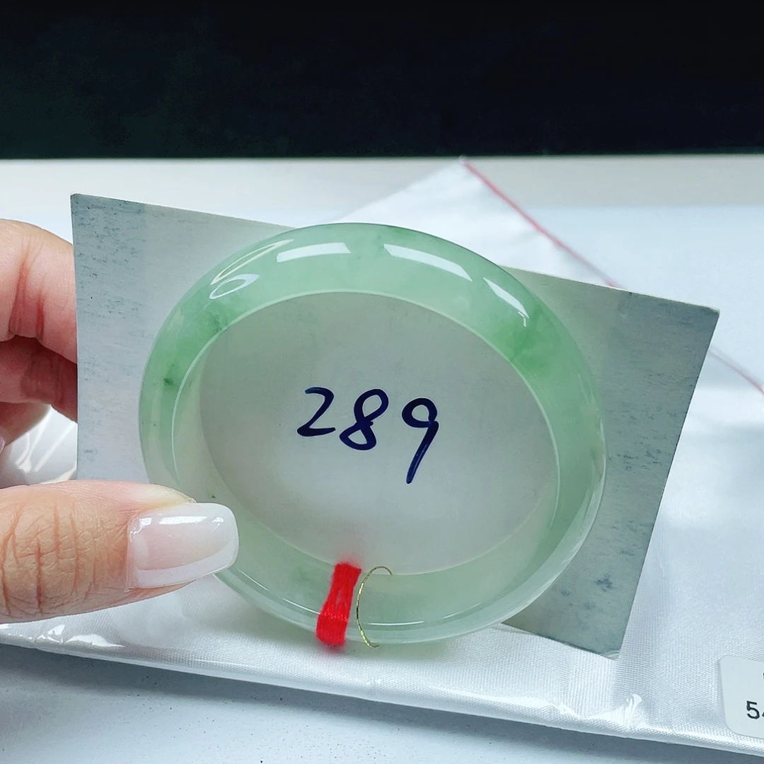 翡翠未镶嵌手镯 正圈54+