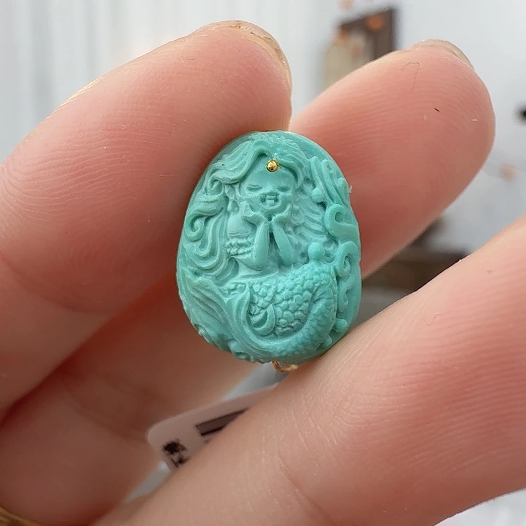 绿松石未镶嵌珠宝半成品