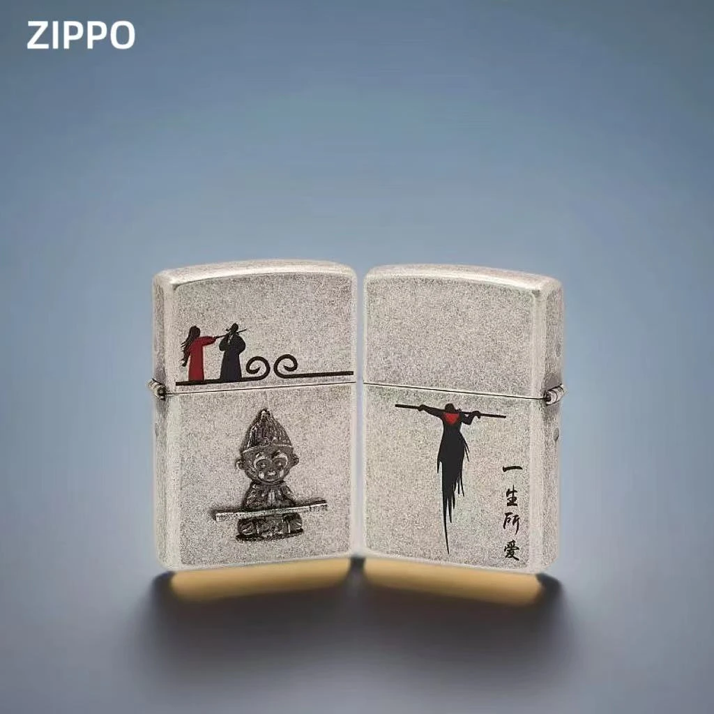 ZIPPO打火机【一生所爱 】古银大圣悟空原装正品防风煤油男友礼DYJ1