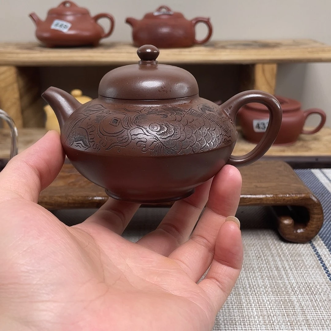 茶壶紫砂S****8原矿手工紫砂壶